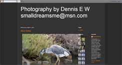 Desktop Screenshot of photographybydennisew.blogspot.com