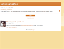 Tablet Screenshot of jyotish-samadhan.blogspot.com