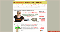 Desktop Screenshot of freebie-money.blogspot.com