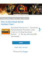Mobile Screenshot of mortalkombatcrack.blogspot.com