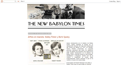 Desktop Screenshot of newbabylontimes.blogspot.com