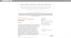 Desktop Screenshot of crescentdentalde.blogspot.com