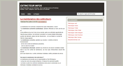 Desktop Screenshot of extincteur-infos.blogspot.com