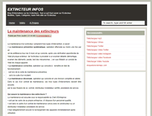 Tablet Screenshot of extincteur-infos.blogspot.com