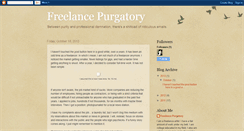 Desktop Screenshot of freelancepurgatory.blogspot.com
