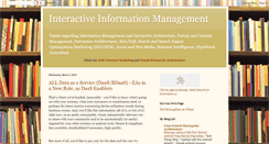 Desktop Screenshot of information-mgmt.blogspot.com