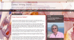 Desktop Screenshot of donnaswritingworld.blogspot.com