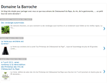 Tablet Screenshot of domainelabarroche.blogspot.com