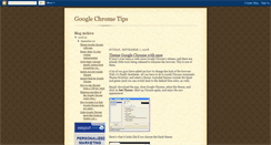 Desktop Screenshot of googlechrometips.blogspot.com