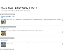 Tablet Screenshot of crazywickedworld.blogspot.com
