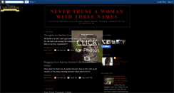 Desktop Screenshot of nevertrustawomanwiththreenames.blogspot.com