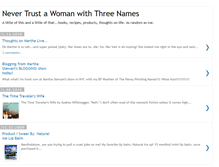 Tablet Screenshot of nevertrustawomanwiththreenames.blogspot.com