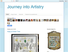 Tablet Screenshot of journeyintoartistry.blogspot.com