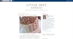 Desktop Screenshot of littleneststudio.blogspot.com