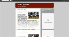 Desktop Screenshot of futbolhepatico.blogspot.com