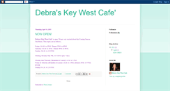 Desktop Screenshot of debraskeywestcafe.blogspot.com