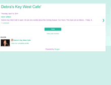 Tablet Screenshot of debraskeywestcafe.blogspot.com