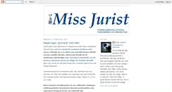 Desktop Screenshot of missjurist.blogspot.com