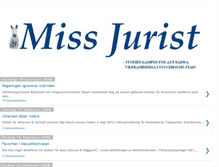 Tablet Screenshot of missjurist.blogspot.com