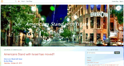 Desktop Screenshot of americansstandwithisrael.blogspot.com