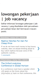 Mobile Screenshot of informasilowongankerja.blogspot.com