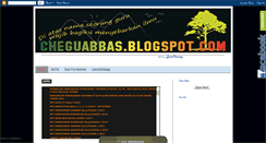 Desktop Screenshot of cheguabbas.blogspot.com