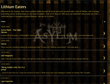 Tablet Screenshot of lithiumeaters.blogspot.com