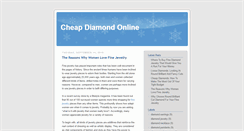 Desktop Screenshot of cheap-diamond-online.blogspot.com