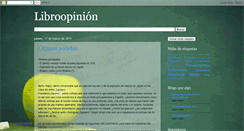 Desktop Screenshot of libroopinion.blogspot.com