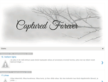 Tablet Screenshot of forever-captured.blogspot.com