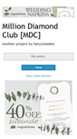 Mobile Screenshot of milliondiamondclub.blogspot.com