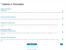 Tablet Screenshot of cabelos-e-penteados.blogspot.com