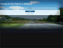 Tablet Screenshot of eldercarekl.blogspot.com