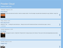 Tablet Screenshot of powdercloud.blogspot.com