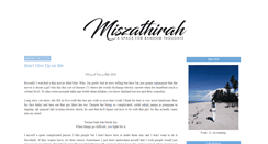 Desktop Screenshot of miszathirah.blogspot.com