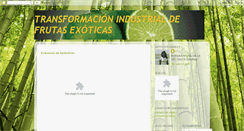 Desktop Screenshot of emprendefrutasexoticas.blogspot.com