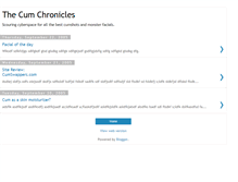 Tablet Screenshot of cumchronicles.blogspot.com