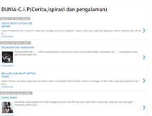 Tablet Screenshot of dunia-cip.blogspot.com