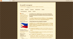 Desktop Screenshot of lepetitvoyageur-raphael.blogspot.com