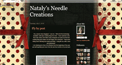 Desktop Screenshot of natalysneedle.blogspot.com