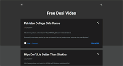 Desktop Screenshot of freedesivideo.blogspot.com