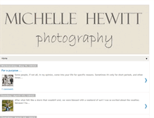 Tablet Screenshot of michellehewittphotography.blogspot.com