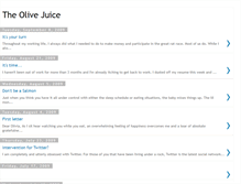 Tablet Screenshot of dailyolivejuice.blogspot.com