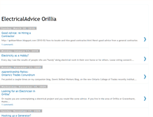 Tablet Screenshot of electricaladviceorillia.blogspot.com
