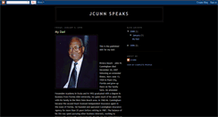 Desktop Screenshot of jcunnspeaks.blogspot.com