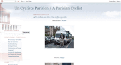 Desktop Screenshot of aparisiancyclist.blogspot.com