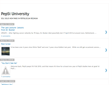 Tablet Screenshot of pepsiuniversity.blogspot.com