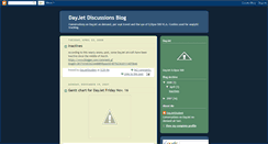 Desktop Screenshot of dayjetdiscussions.blogspot.com