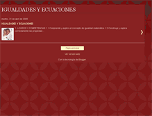 Tablet Screenshot of igualdadmatematicacab.blogspot.com