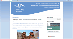 Desktop Screenshot of carbisbayholidays.blogspot.com